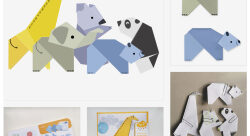 Djeco _ création et illustration de 5 pliages animaux - agathe lievens-directeur-artistique